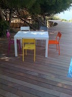 table et chaise couleur